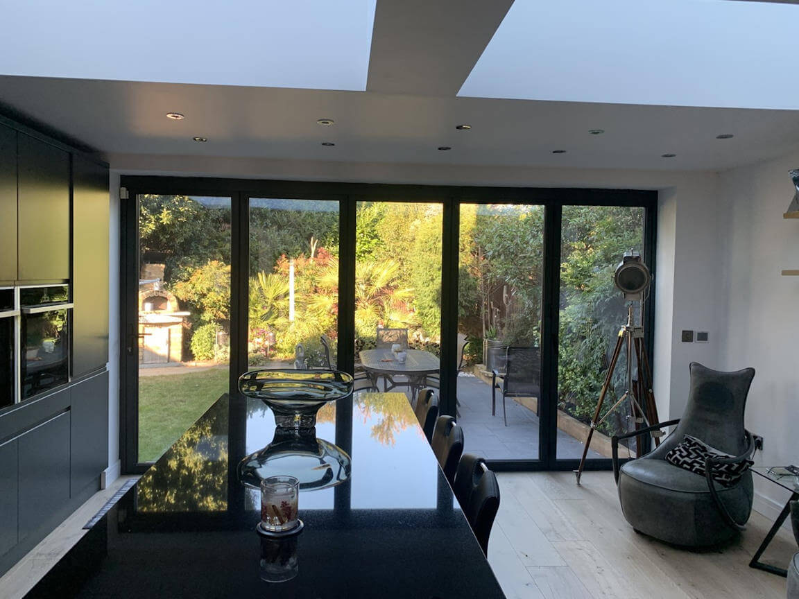 Custom status bifold door