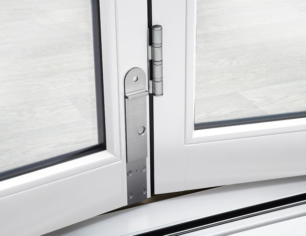 Dropbolt on the Master white door set