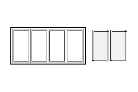 White Handles Black Hardware