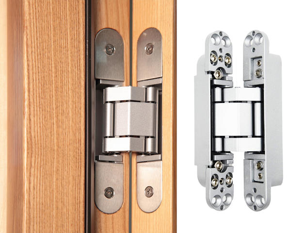 Internal French door finesse hinges