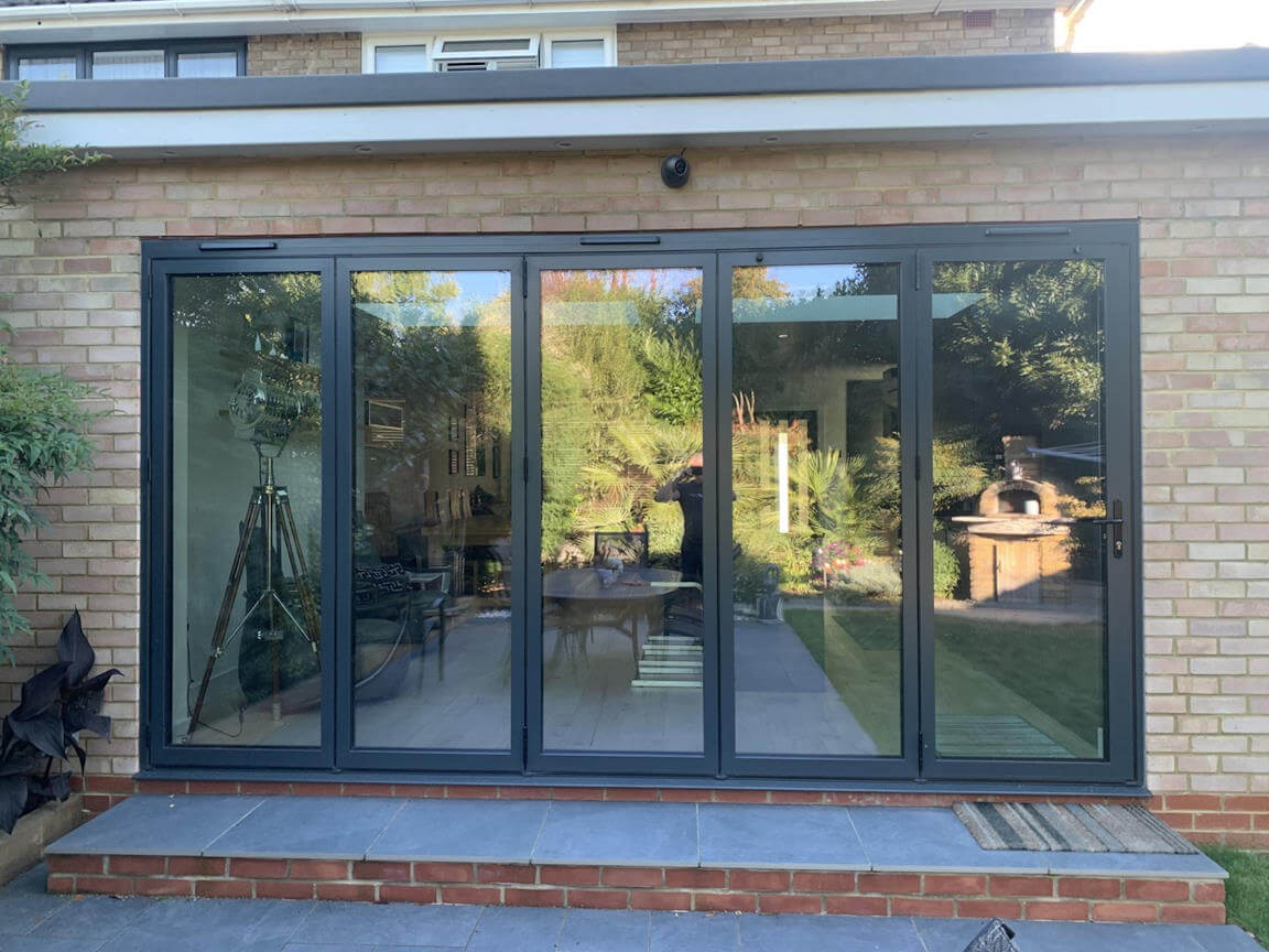 Custom status bifold door