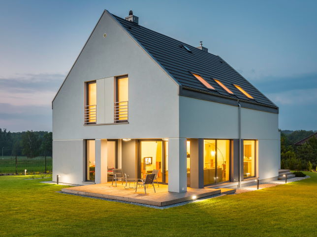 Bespoke doors and windows on a house