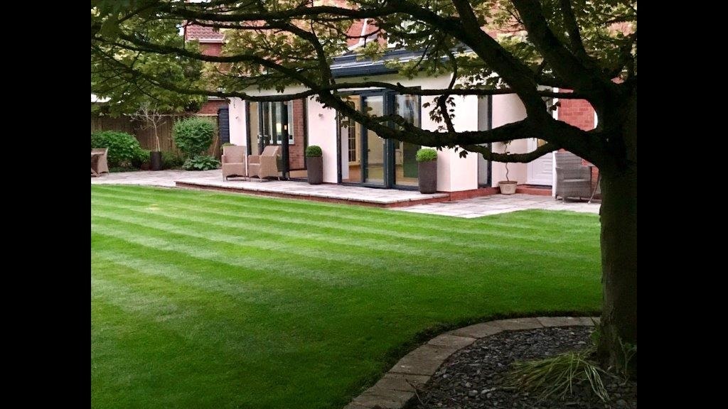 Outside view of Status bifold doors and windows