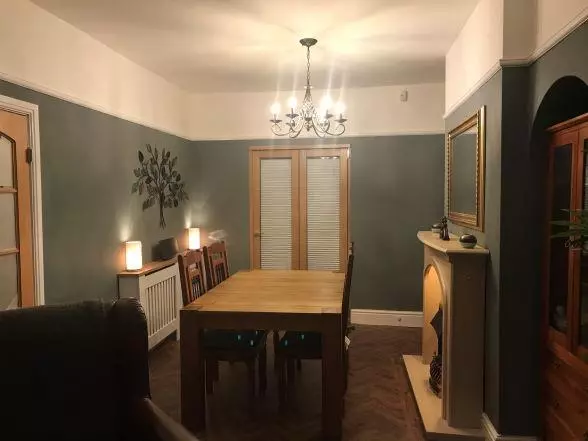 Internal bifold doors - closed view
