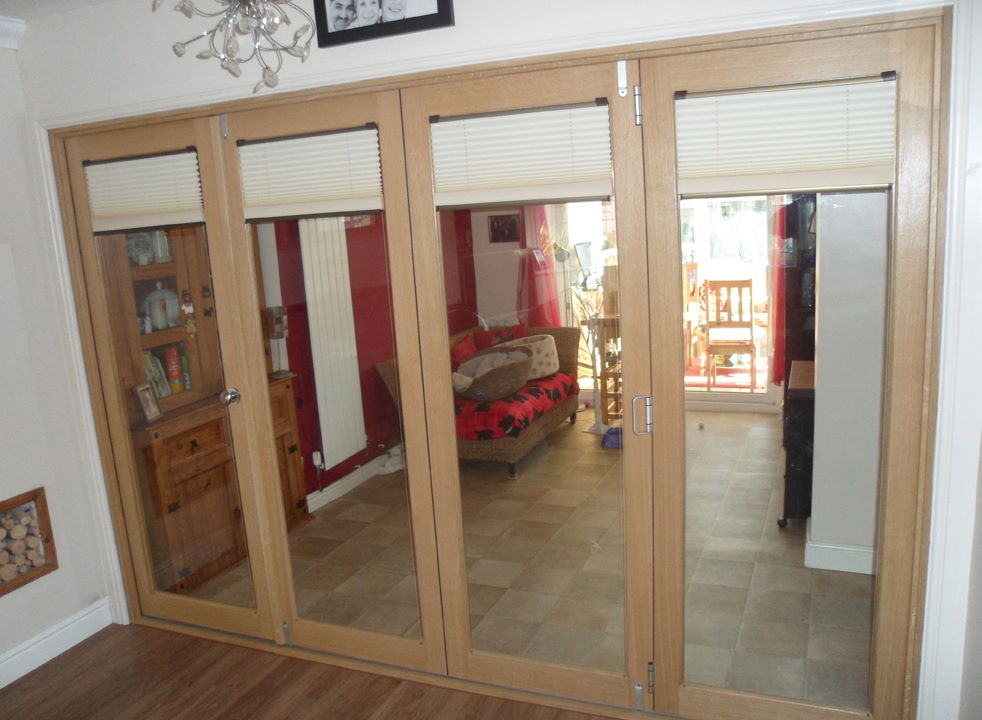 Fully Closed Finesse 3M Internal Bifold Doors