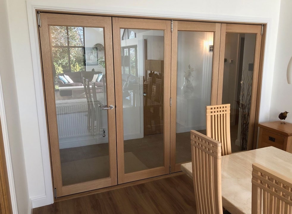 Closed Finesse 3M Internal Bifold doors