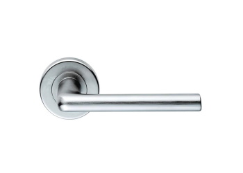 Satin Chrome Straight Lever