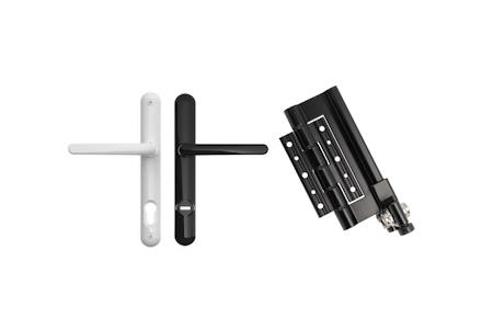 Black/White Handles Black Hardware