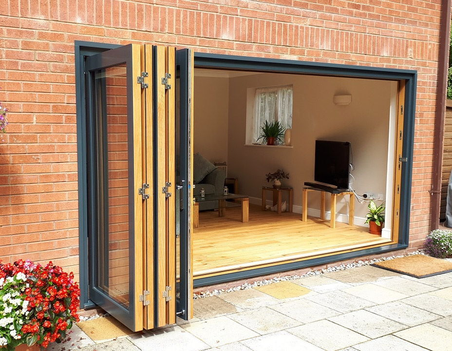 Open 4.2M Ultra Bifold doors