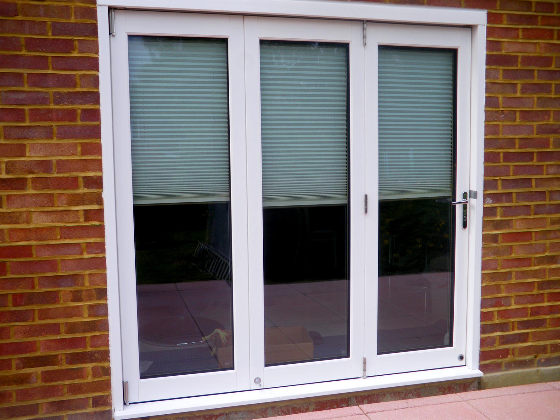 Closed White Ultra 7ft Bifold Door