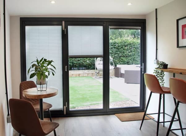 Bifold door going onto garden