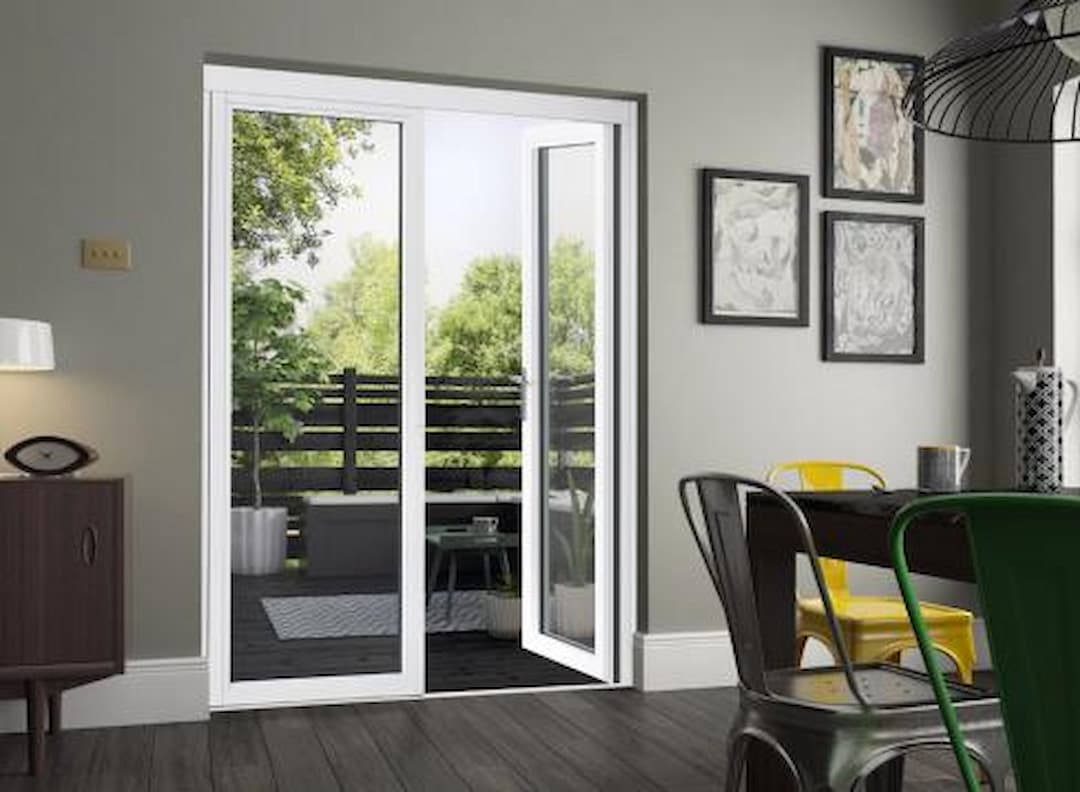 Vufold White French Doors