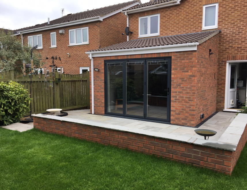 Bespoke Closed Status Aluminium Bifold doors