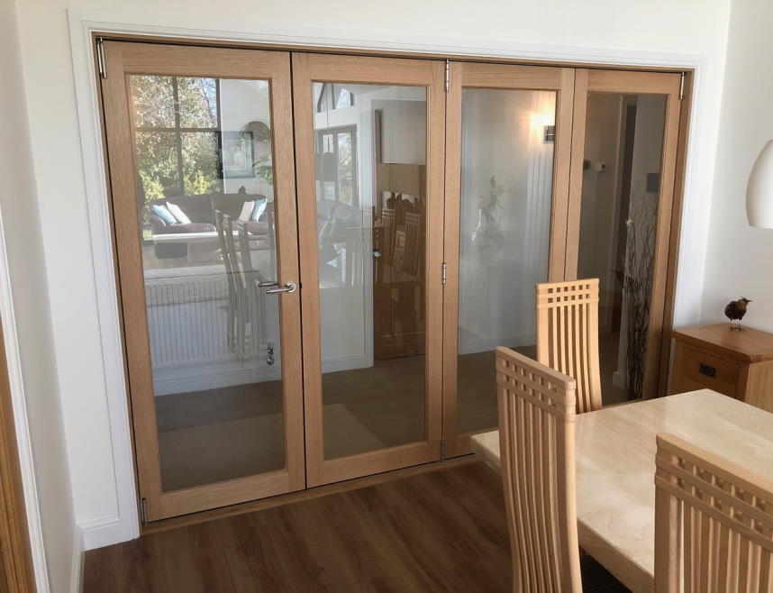 Closed Finesse 3M Internal Bifold doors