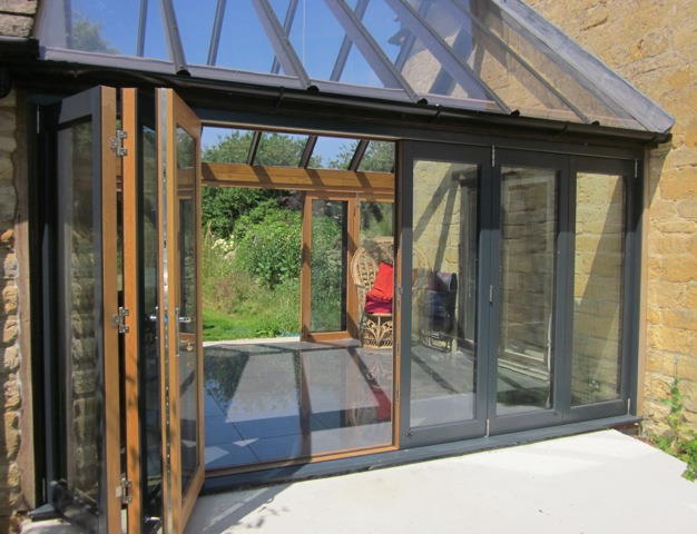 2 Sets of Ultra Bifold Doors Creates Greenhouse Effect