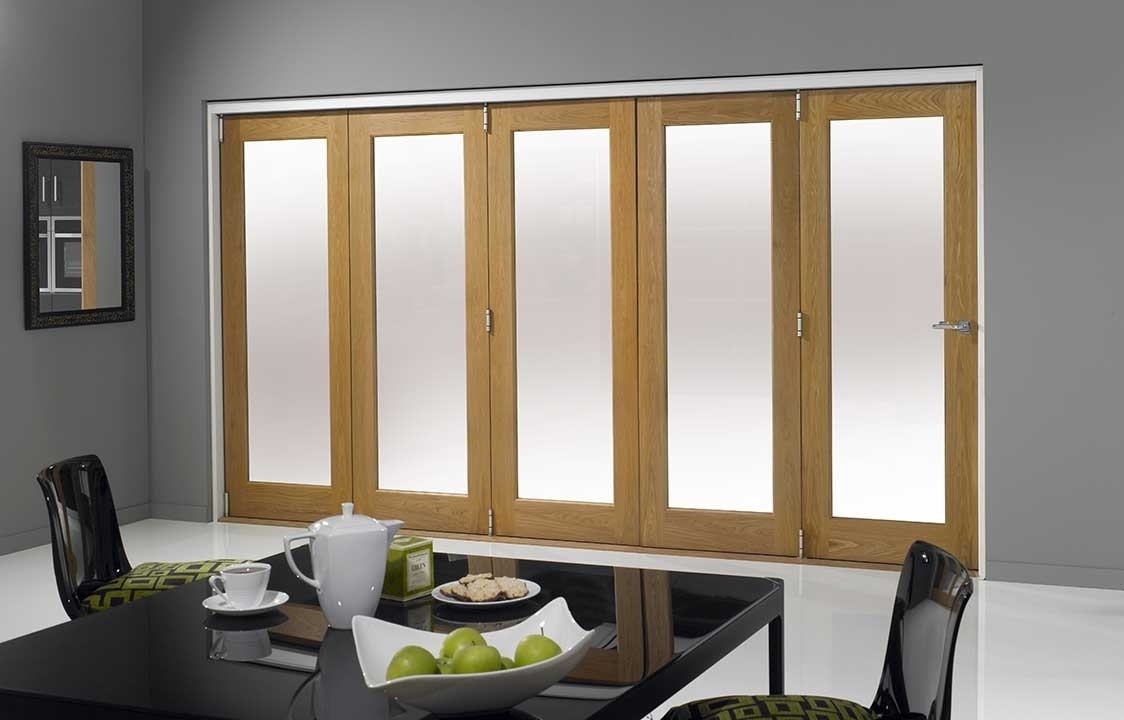 closed internal bifold door