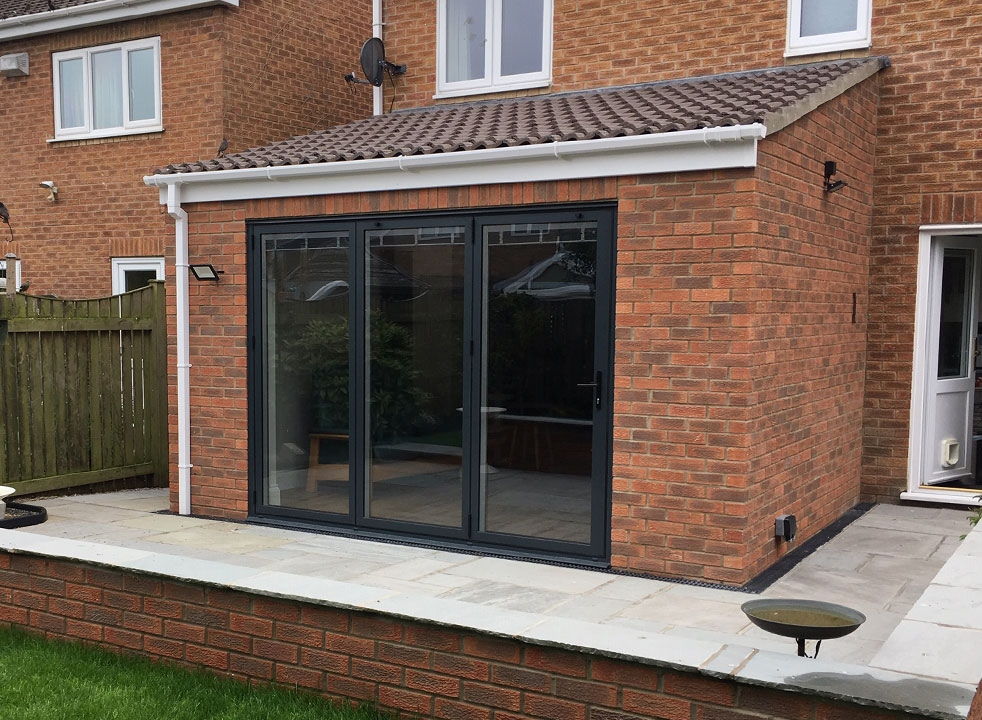 Bespoke Closed Status Aluminium Bifold doors