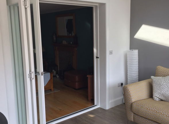 Open - Finesse White 1.8M Internal bifold doors