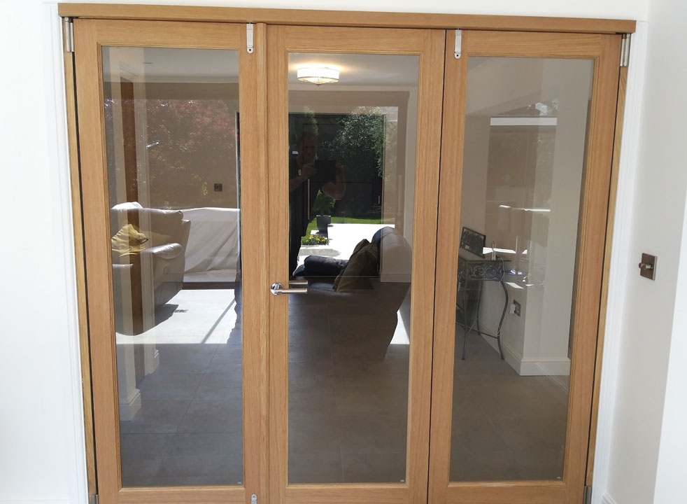 Closed Inspire 2.1M Internal Bifold doors