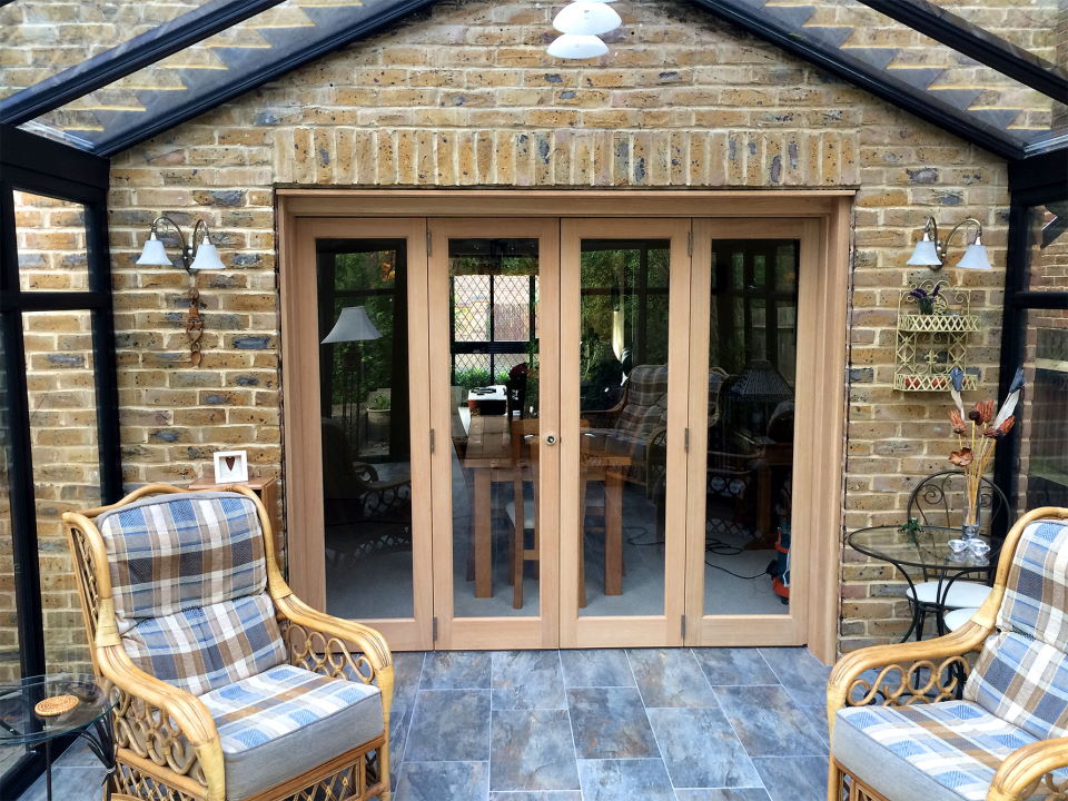 Closed Inspire 8ft Bifold Door