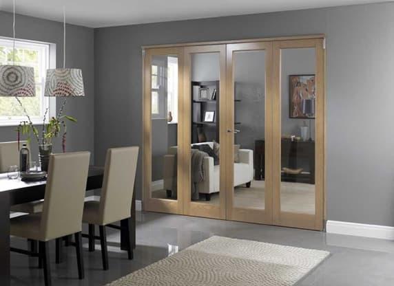 Internal Oak Bifold Doors