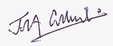 The signature of John Collins