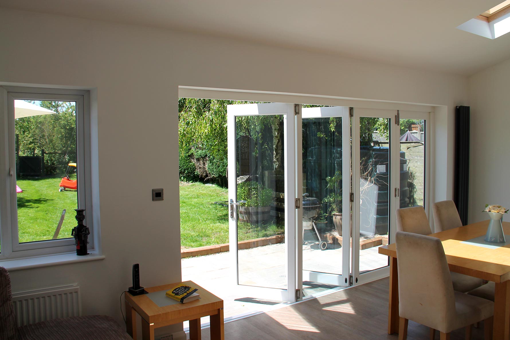 Inside open 3590MM Master Bifold Doors