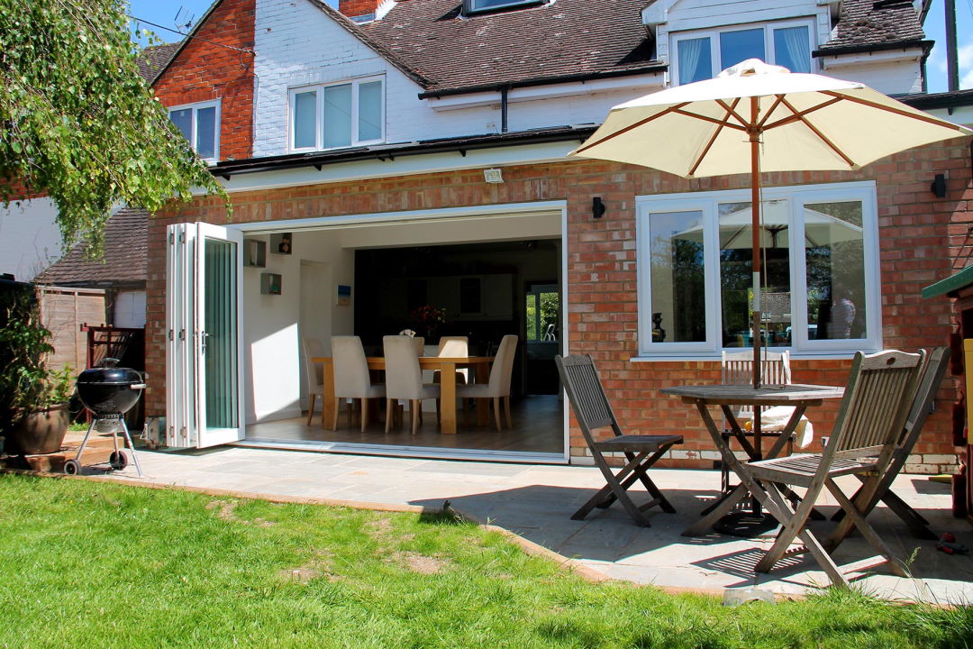 Outside open 3590MM Master Bifold Doors