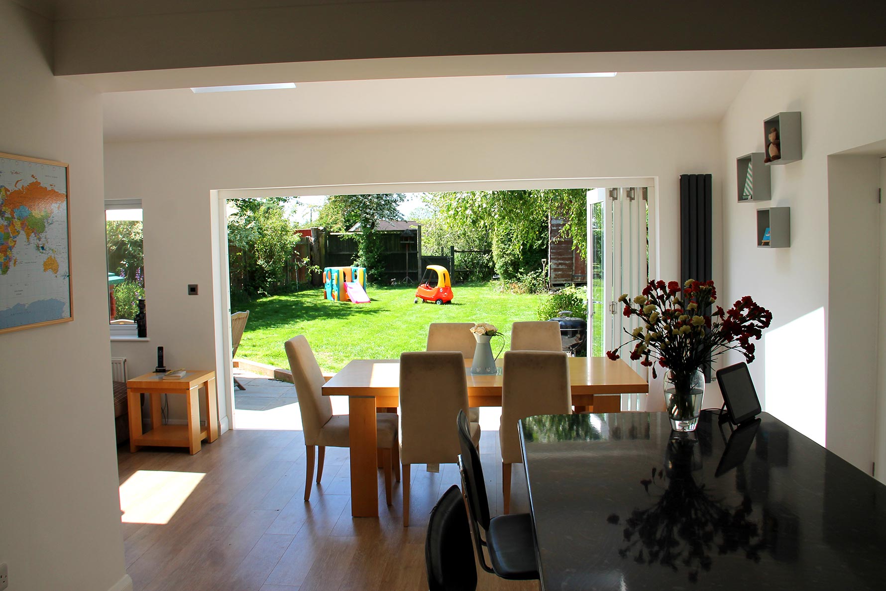 Inside open 3590MM Master Bifold Doors