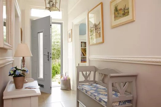 Vufold door open in a hallway