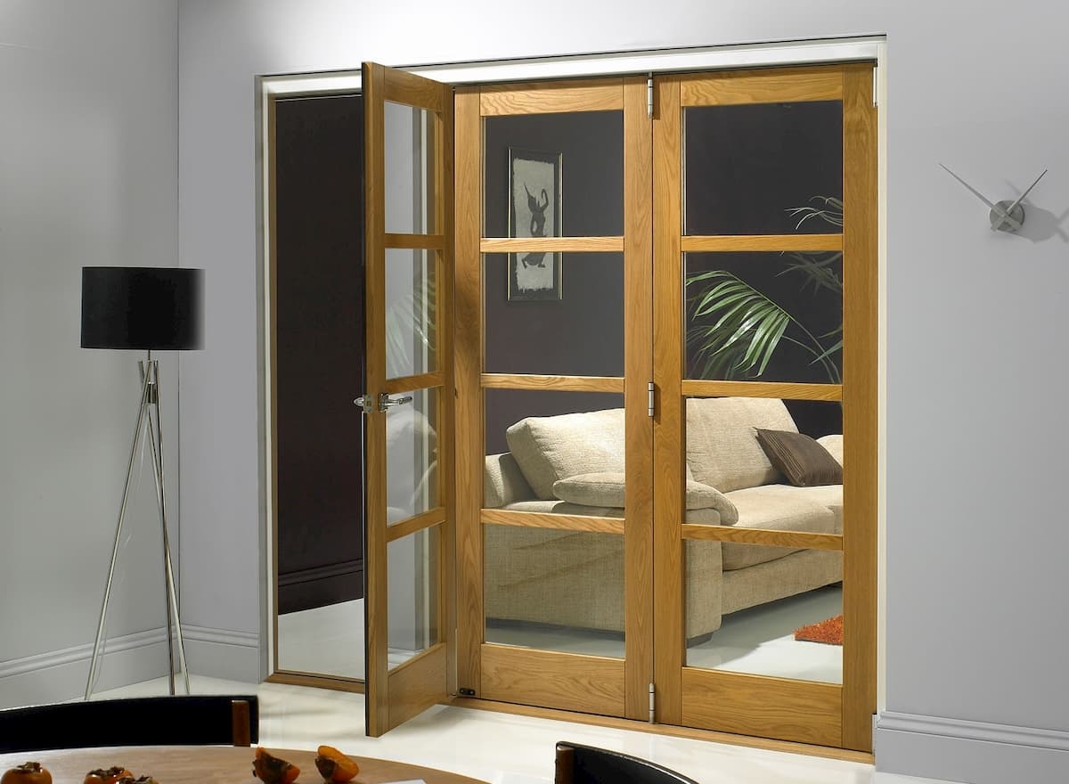 Vufold Open Wooden Bifold Doors