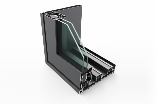 Frame section of sliding doors