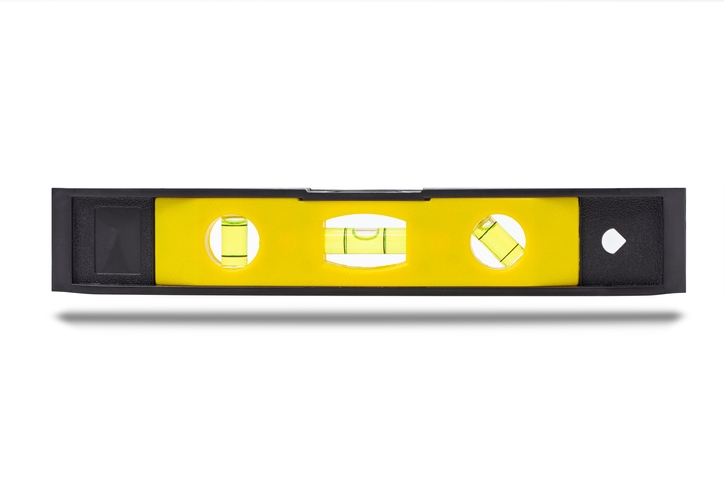 A picture of a spirit level