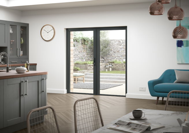 View the aluminium French doors