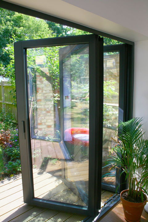 Inside Open 3.6M Supreme Aluminium Bifold Doors