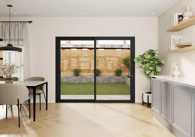Supreme slider grey door