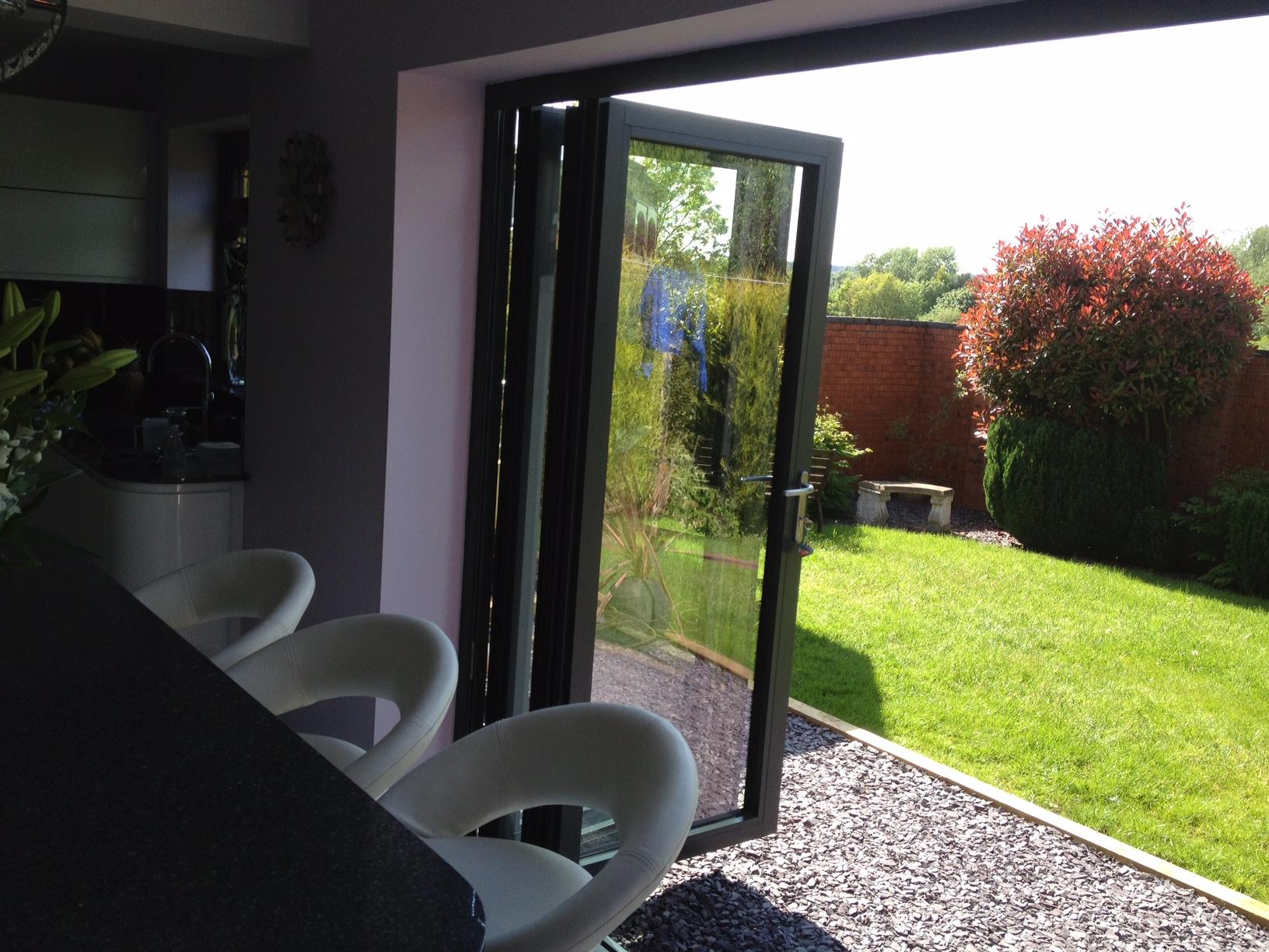 Open 8ft Supreme Aluminium Bifold Doors