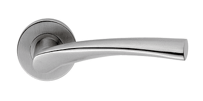 Satin Stainless, Curved Lever