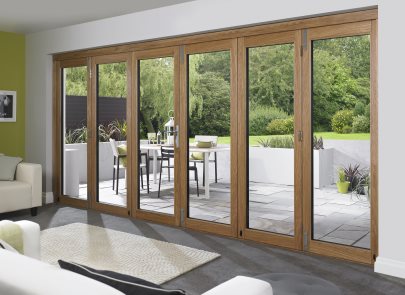 Ultra oak white 6 door closed