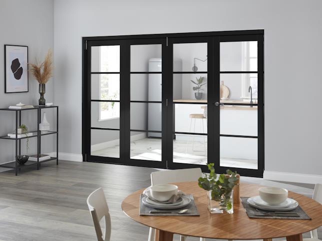 Black Internal Bifold Doors